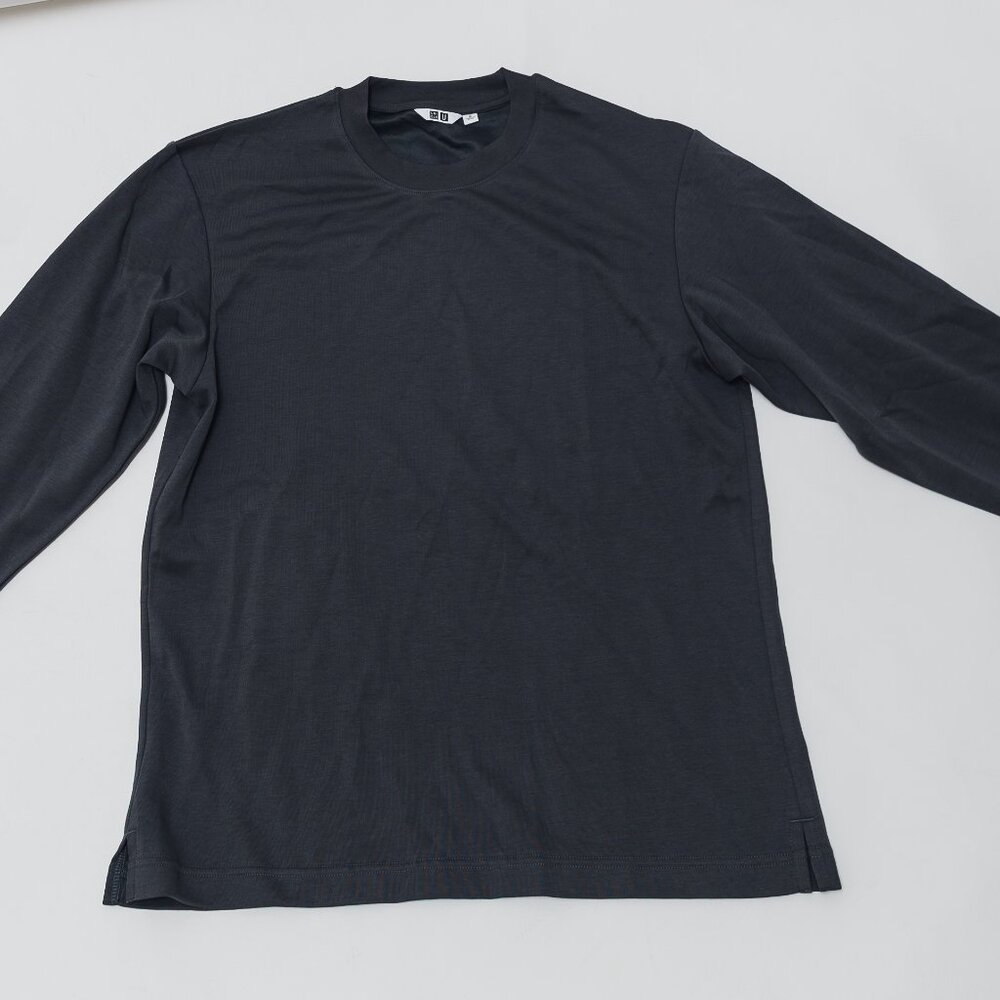 UNIQLO U Christophe Lemaire Long Sleeve T-shirt Navy Size Medium